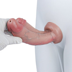 RealCockz Double Gode Éjaculateur Dubdick 18 x 6.1cm